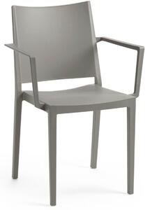 91038 Křeslo MOSK ARMCHAIR, šedá, 82 x 57 x 56 cm