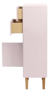 Růžová koupelnová skříňka Tom Tailor Color Bath, 40 x 100 cm