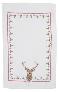 Froté kuchyňský ručník s jelenem Cosy Lodge – 40x66 cm