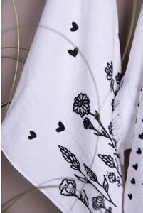Kuchyňský froté ručník s květinami Flora And Fauna – 40x66 cm