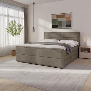 POSTEL BOXSPRING, 180/200 cm, béžová MID.YOU - Postele s úložným prostorem, Online Only