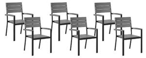 Set 6ks. židlí Costa (šedá). 1011540