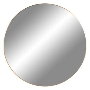 House Nordic Jersey Mirror (Zrcadlo s rámem mosazného vzhledu Ø100 cm)