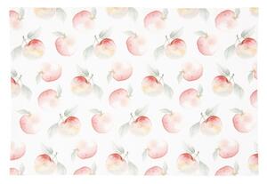 Sada 6 bavlněných prostírání s motivem jablek Apple Yard – 48x33 cm