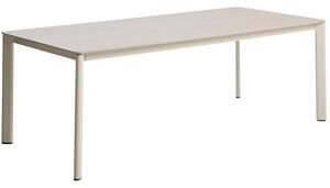 Kave Home Béžový zahradní stůl s keramickou deskou Anafi 220 x 100 cm