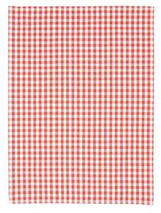 Červeno-bílá kostkovaná bavlněná utěrka Apple Yard – 50x70 cm