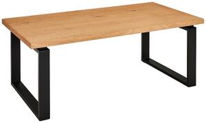 KONFERENČNÍ STOLEK, přírodní barvy, černá, dřevo, kov, kompozitní dřevo, 115/60/42,5 cm MID.YOU - Konferenční stolky, Online Only