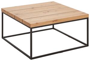 KONFERENČNÍ STOLEK, černá, barvy dubu, kov, kompozitní dřevo, 80/40/80 cm P & B - Konferenční stolky, Online Only