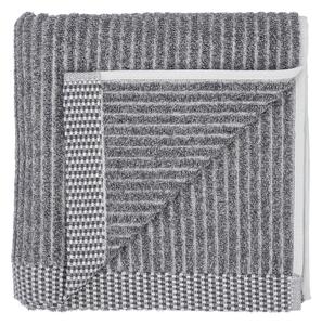 Šedý ručník z organické bavlny 50x100 cm Melange - Södahl