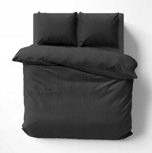 Povlečení Detexpol PURE ČERNÉ, přikrývka 160cmx200cm + 2x polštář 70cmx80cm