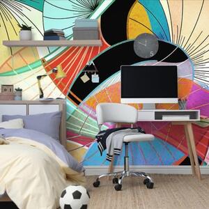 Samolepící tapeta pestrobarevná abstrakce - 375x250 cm