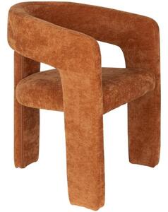 -25 % Dny MOMENTI– Housecraft Living Oranžová čalouněná jídelní židle Valentin