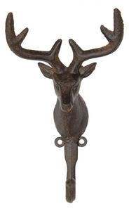 Vintage nástěnný háček v designu jelena