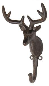 Vintage nástěnný háček v designu jelena