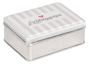 Kovová krabička Papa – 10x8x4 cm