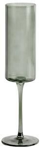 Kave Home Zelená sklenička na sekt Eluria 245 ml
