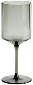 Kave Home Zelená sklenička na víno Eluria 395 ml