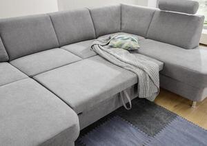 SEDACÍ SOUPRAVA, textil, šedá Xora - Sedací soupravy