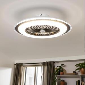 Brilagi - LED Stmívatelné svítidlo s ventilátorem RONDA LED/48W/230V černá + DO