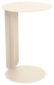Fermob Béžový kovový zahradní odkládací stolek Bebop 40 cm