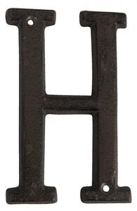 Nástěnné kovové písmeno H – 8x1x13 cm
