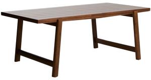 Kave Home Dřevěný zahradní jídelní stůl Itani 200 x 100 cm
