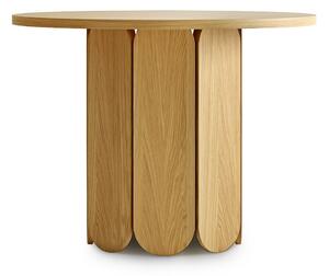 Jídelní stůl v dubovém dekoru Woodman Soft, ø 98 cm