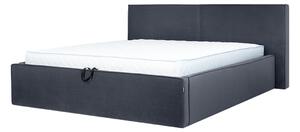 Postel 1,6x2,0 s výklopným roštem, grafit (Royal Velvet 21) Duo
