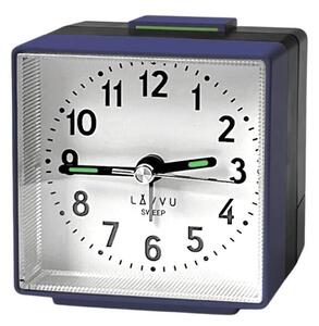 LAVVU Modrý budík SWEEP s plynulým chodem - 3 ROKY ZÁRUKA! LAS3064 ( )