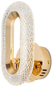 Moosee Jewel nástěnné svítidlo 1x7 W zlatá-křišťálová MSE010100319