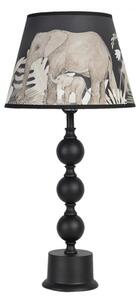 Černá stolní lampa Elephant – 27x57 cm