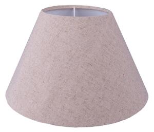 Béžové bavlněné stínidlo na stolní lampu Liam – 23x15 cm