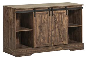 Sobuy Fsb60-N Příborník Komoda Kuchyňská Skříň Předsíňová Skříň Boční Skříň 120X70X40Cm