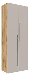 Skříň 2D 80 cm dub appalačský / kašmír Space