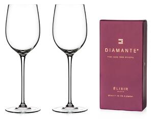 Diamante sklenice na červené víno Moda 450 ml 2KS