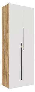 Skříň 2D 80 cm dub appalačský / nymphaea alba Space