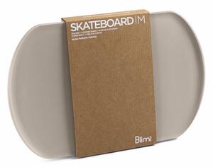 BlimPlus Deska na krájení Skateboard Moka Grey 35 cm
