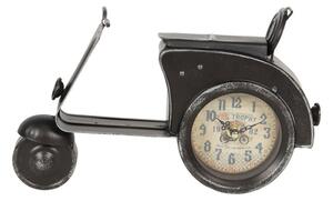 Stolní hodiny v designu retro mopedu – 32x8x19 cm