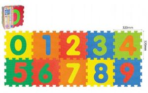 Wiky Pěnové puzzle Číslice 32x32x1cm 10ks v sáčku 10m+ 49118620-XG