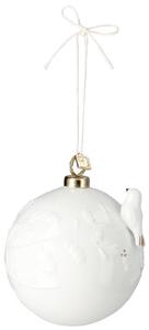 Porcelánová vánoční ozdoba Bird Ø 8,2 cm
