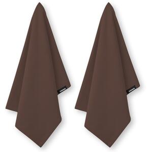 Utěrka z organické bavlny Bison Brown – set 2 ks