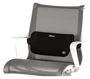 Bederní opěrka PlushTouch Fellowes — paměťová pěna, černá