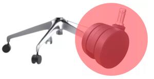 Kancelářská ergonomická židle WISDOM s podhlavníkem — síť, šedý plast, nosnost 150 kg, zelená
