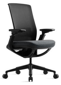 Kancelářská ergonomická židle ROLY BLACK - síťovina Černá