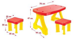 Mochtoys stůl a židle pro zahradní domeček 11852