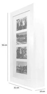 CG Šperkovnice nástěnná skříňka na bižuterii + místo na fotografie 56 cm PHO1240