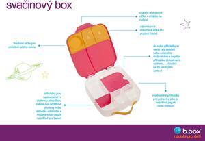 Svačinový box velký, 2l, b.box, indigo/růžový