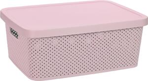 Úložný box s víkem, 28 x 38 cm, Storage Solutions Barva: Růžová