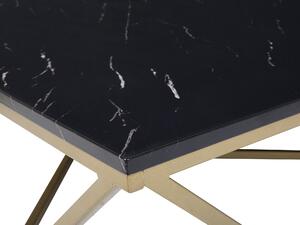 Konferenční stolek Magna (černá) (zlaté nohy). 1012276