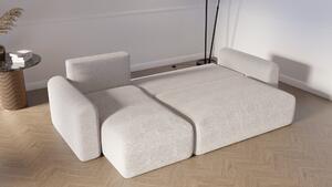 Moderní rohová sedačka Aura Barva čalounění: Krémová - Poso 100